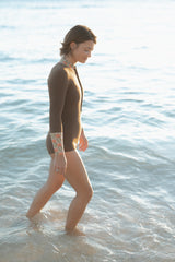 Women / Front Zip Long Sleeve Springsuits / 2mm /3mm / Tulip