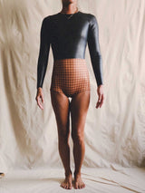 Women / Collarless Long Sleeve Springsuits / 2mm/ 3mm/ Rubber* Gingham check