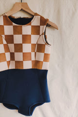 Women / Short Jane / 2mm/ Block*Navy
