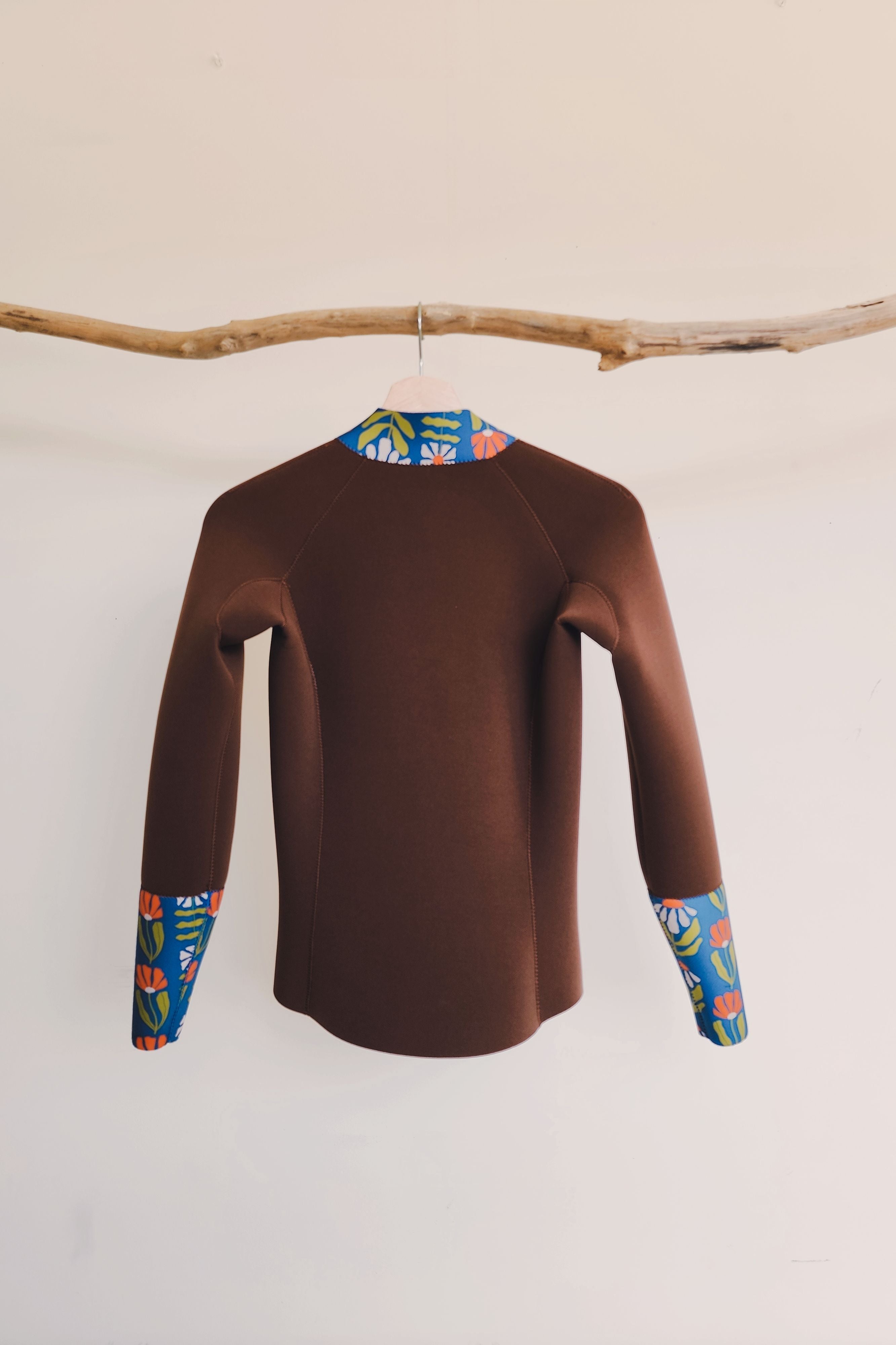Women / Long Jacket / 2mm / 3mm / Brown * Blue Tulip