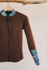 Women / Long Jacket / 2mm / 3mm / Brown * Blue Tulip