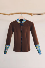 Women / Long Jacket / 2mm / 3mm / Brown * Blue Tulip