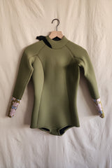 Women / Back Zip Long Sleeve Springsuits / 2mm / 3mm / Olive * Lily