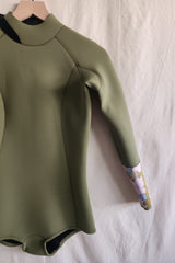 Women / Back Zip Long Sleeve Springsuits / 2mm / 3mm / Olive * Lily