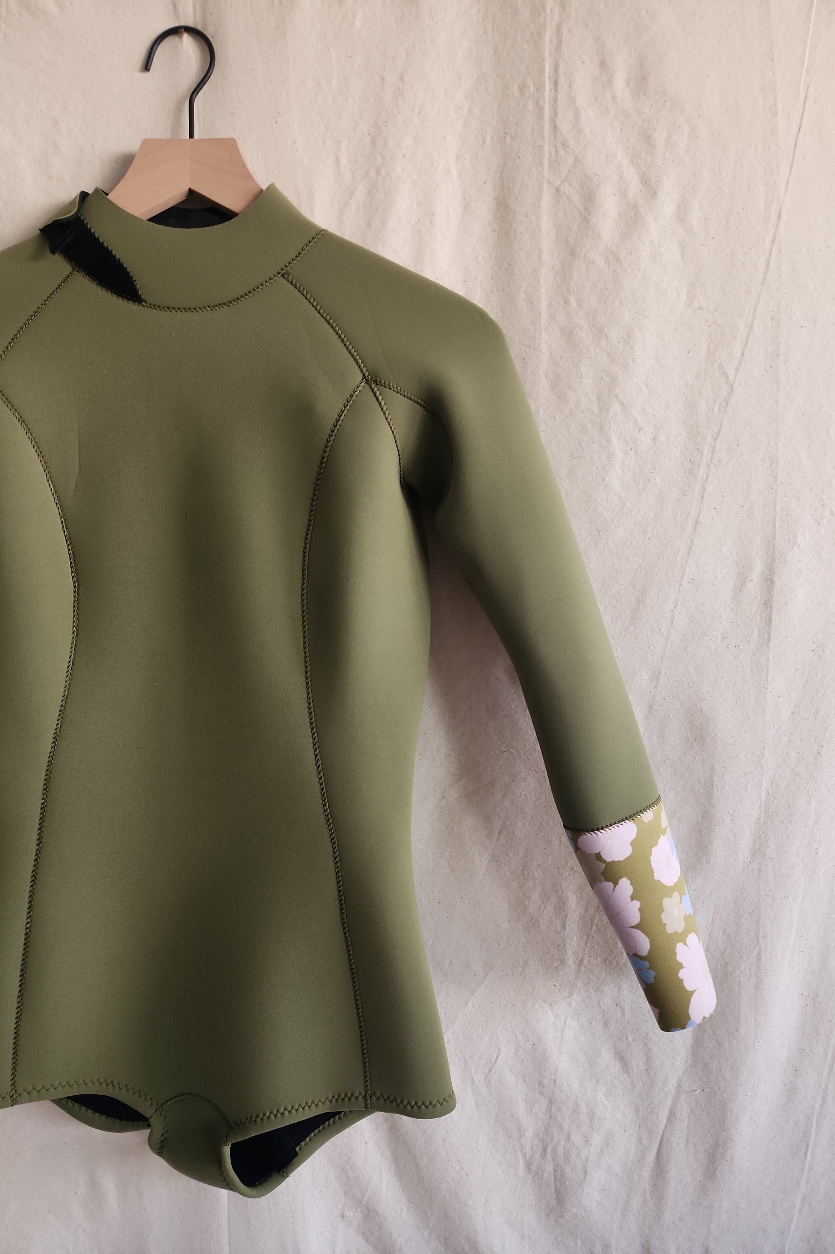 Women / Back Zip Long Sleeve Springsuits / 2mm / 3mm / Olive * Lily