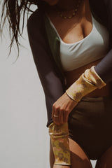 Women / Long Sleeve Jacket / 2mm /  Tanpopo * Charcoal