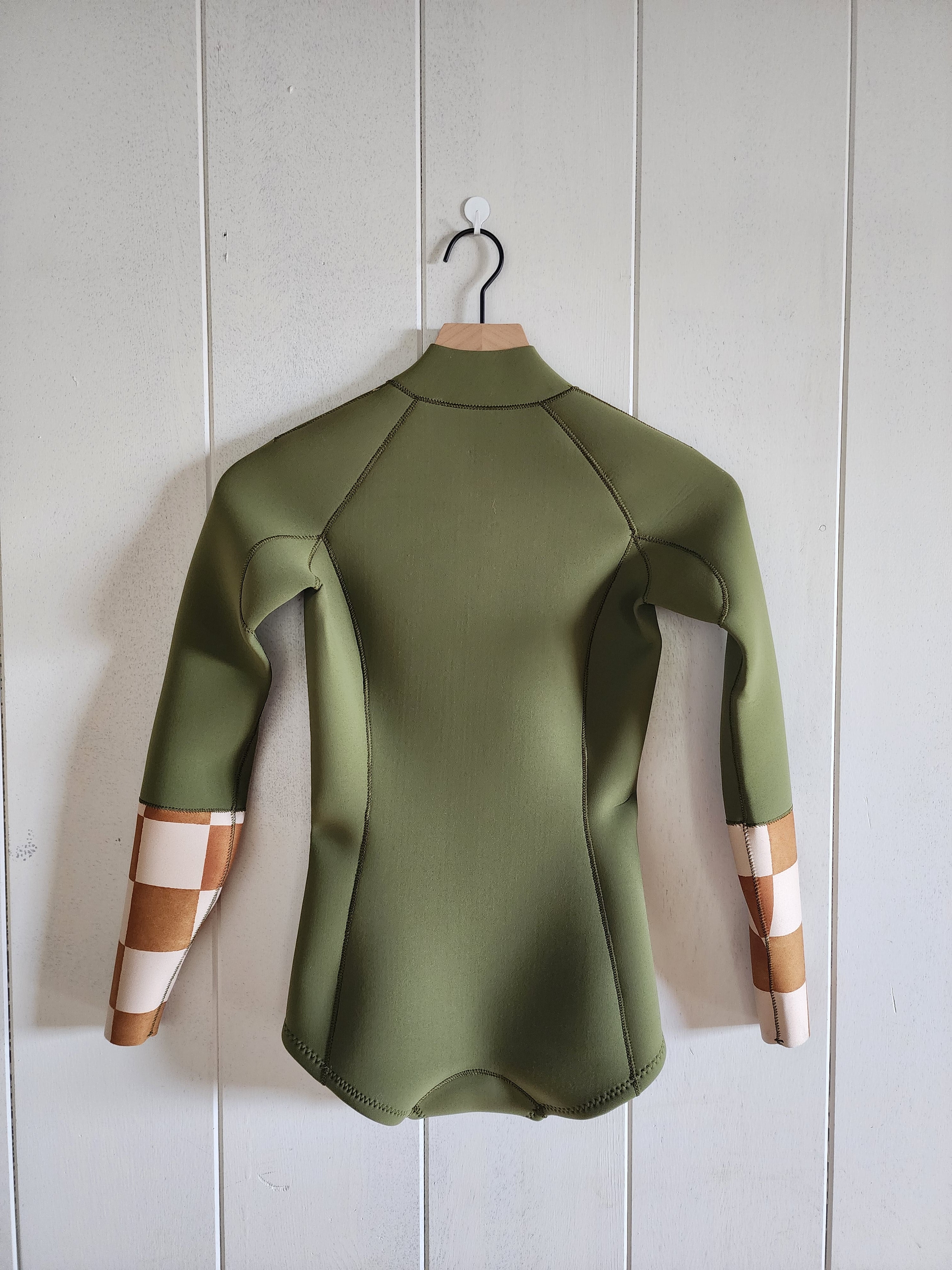 Women / Front Zip Long Sleeve Springsuits / 2mm / 3mm / Block * Olive