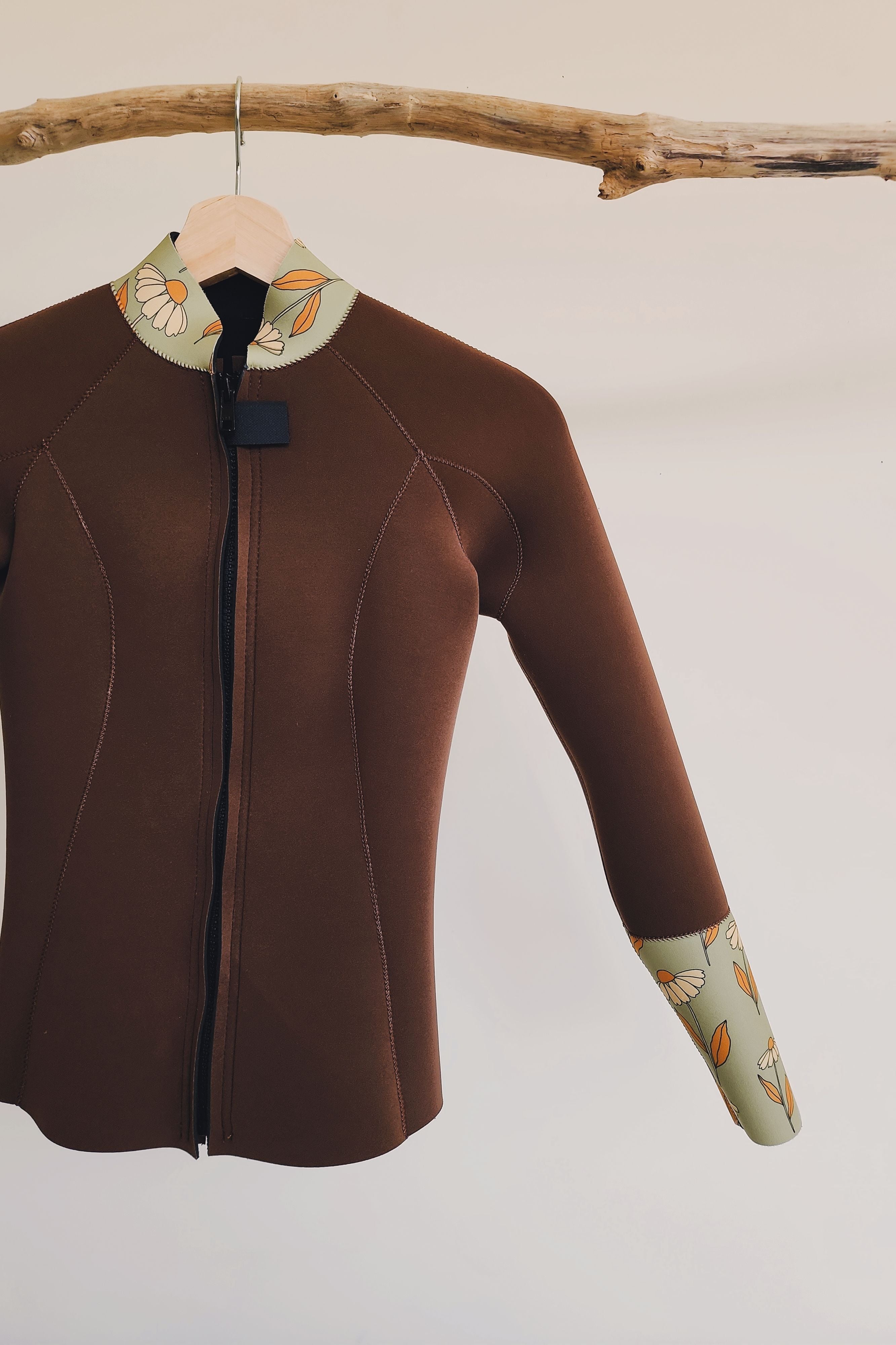 Women / Long Sleeve Jacket / 2mm / 3mm /  Chamomile * Brown