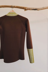 Women / Long Sleeve Jacket / 2mm / 3mm /  Alana lei * Brown