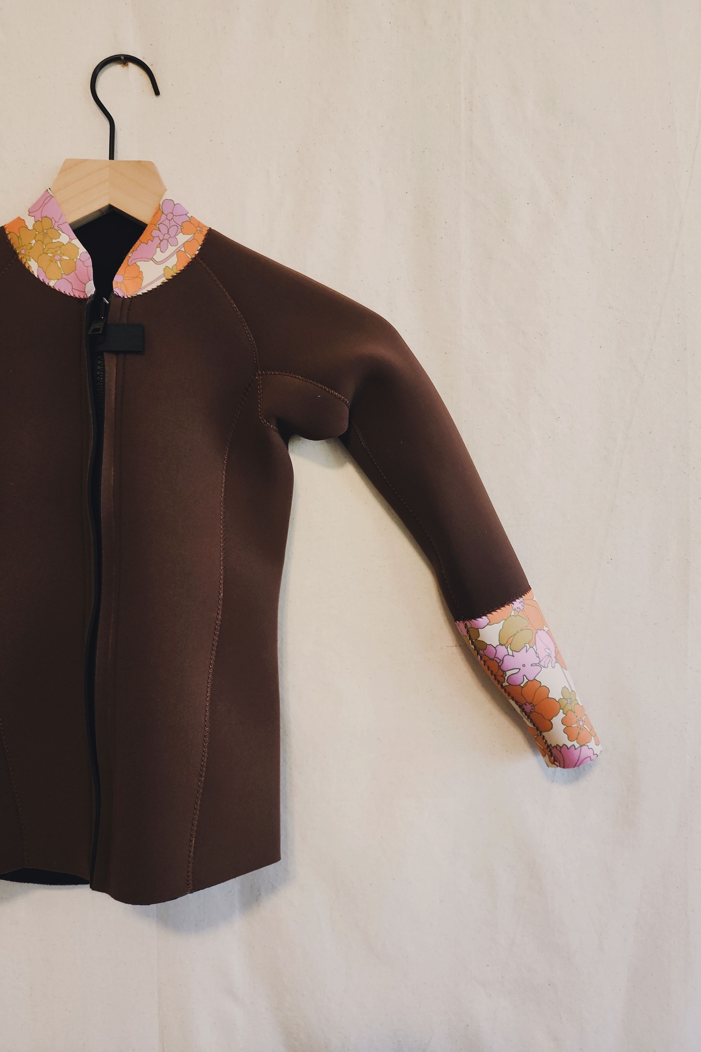 Girls / Long Jacket / 2mm / 3mm / Brown*Gerbera