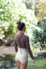 Women / Back Zip Long Sleeve Springsuits / 2mm/ 3mm/ Brown* Jasmine